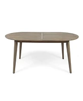 Simplie Fun Enticing Acacia Wood Outdoor Dining Table Elegance and Durability for Your Outdoor Gatherings