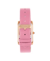 Sophie and Freda Sophie & Freda Women Wilmington Stainless Steel Strap Watch w/Swarovski Crystals - Rose Gold