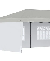 Streamdale Furniture Spacious Party Tent 18 Person Canopy for Weddings or Barbecues