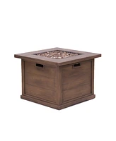 Stunning Square Mgo Fire Pit Table for Outdoor Gatherings