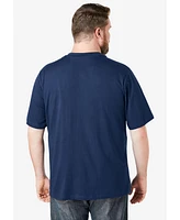 Boulder Creek Big & Tall by KingSize Heavyweight Pocket V-Neck Tee