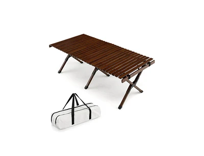 Slickblue Portable Picnic Table with Carry Bag for Camping and Bbq