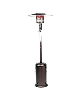 Streamdale Furniture Outdoor Patio Propane Heater With Portable Wheels 47,000 Btu 88 Inch Standing Gas Outside Hea