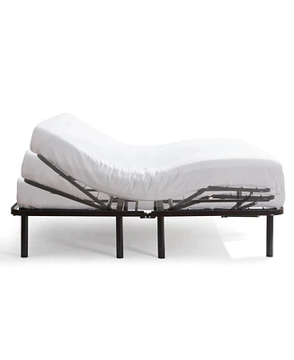 Clara Clark Adjustable Head & Foot Zero Gravity Bed Base - Wireless Remote - Fast & Easy Assembly