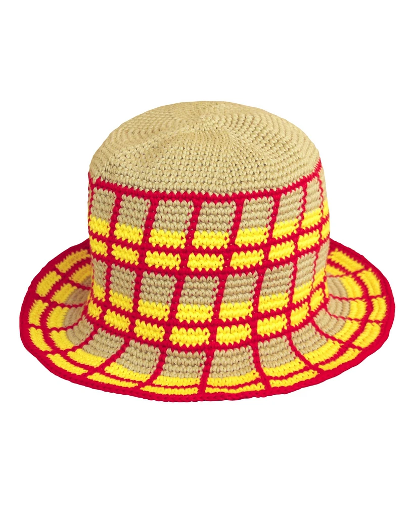 Brunna.Co Schoolgirl Plaid Crochet Hat