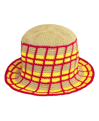 Brunna.co Schoolgirl Plaid Crochet Hat