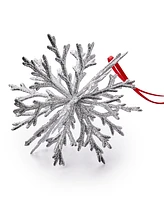 Holiday Lane Seaside Silver Coral Shaped Ornament, Exclusively at Macy's