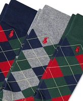 Polo Ralph Lauren Men's 3-Pk. Argyle Dress Socks