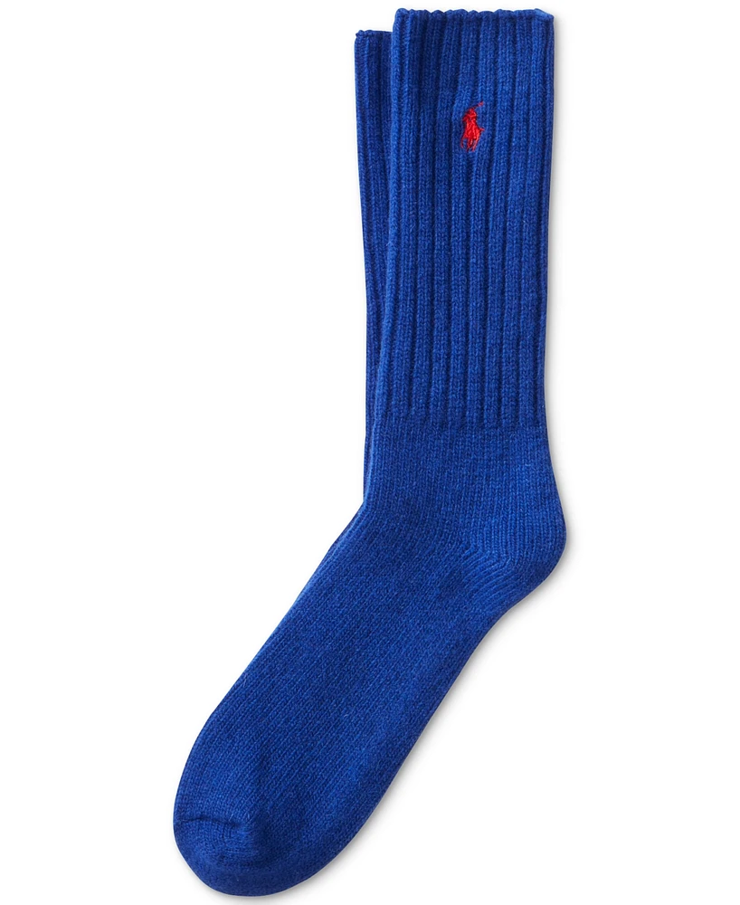 Polo Ralph Lauren Men's Ribbed Embroidered Pony Socks