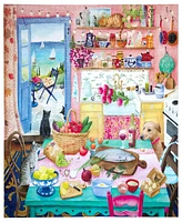 Eeboo Piece Love Pink Kitchen Puzzle Set