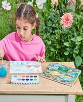 EeBoo Dinosaur 12 Watercolors Paint Set