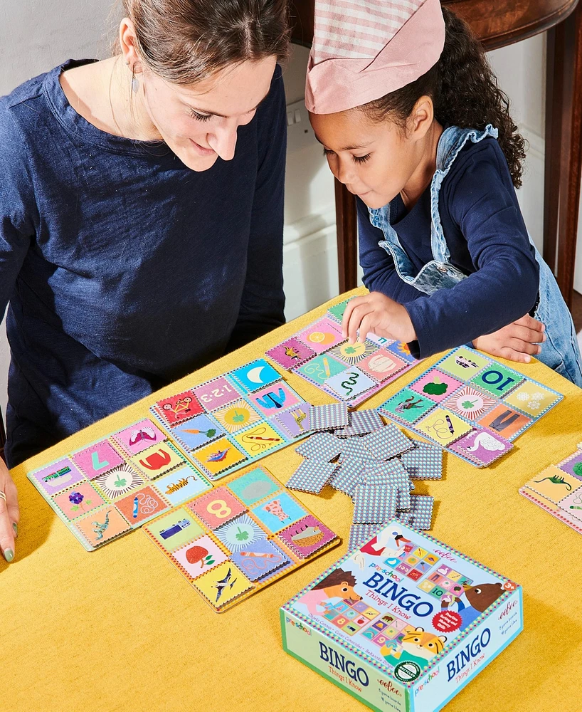 Eeboo Preschool Bingo Things I Know Memory Skills