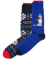 Polo Ralph Lauren Men's 2-Pk. Holiday Husky Slack Socks