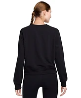 Nike Women's Dri-fit One Crewneck French Terry Sweatshirt