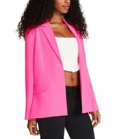 Steve Madden Women's Payton Open-Front Long-Sleeve Blazer