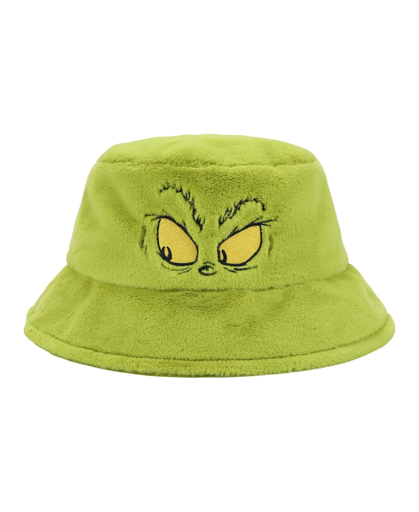 The Grinch Men's Dr. Seuss Faux Fur Bucket Hat