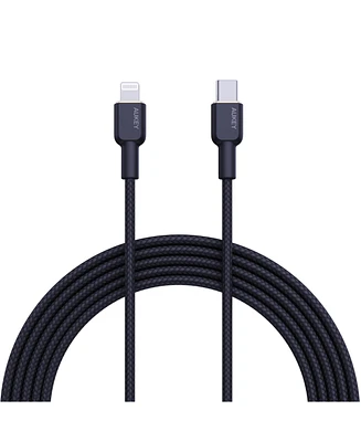 Aukey Cb-KCL1 Circlet CL Aramid Fiber Core Usb-c to Lighting Cable Type C Pd Cable for iOS