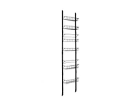 Slickblue Over the Door Pantry Organizer Rack with Adjustable Door Hook and 6 Basket