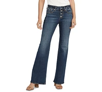 Silver Jeans Co. Women's Suki Curvy-Fit Flare-Leg