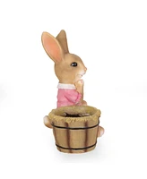 Streamdale Furniture Enchanted Rabbit Planter Charming Garden Companion