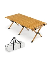 Slickblue Portable Picnic Table with Carry Bag for Camping and Bbq