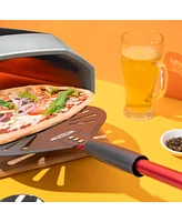 The Kitchen Chef Tkc 9" Perforated Pizza Peel - Professional Aluminum Pizza Turning peel - Long Handle Metal Pizza Spatula for Indoor and Outdoor