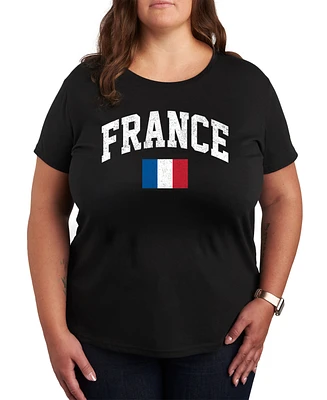 Hybrid Apparel France Flag Plus Graphic T-Shirt