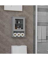 Sugift Bathroom Wall Mounted Adjustable Hanging Storage Medicine Cabinet