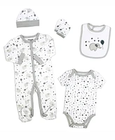 Tendertyme 22 Piece Baby's Elephants and Woodland Infant Apparel Layette Gift Set