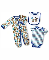 Tendertyme 24 Piece Baby Boys Elephants and Woodland Moose Infant Apparel Layette Gift Set
