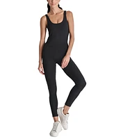 Dkny Women's Sleeveless Scoop-Neck Active Jumpsuit