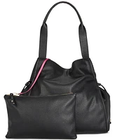 On 34th Jyyll Large Solid Tote with Removable Pouch