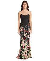 Dress the Population Women's Giovanna Floral-Embroidered Dress