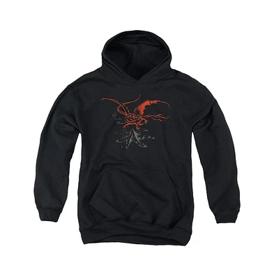 The Hobbit Boys Youth Smaug Pull Over Hoodie / Hooded Sweatshirt