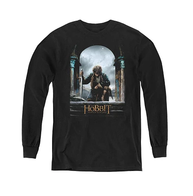 Hobbit Youth Bilbo Poster Long Sleeve Sweatshirts