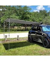 Yescom 8.2x8.2' Car Awning Vehicle Roof Rack Side Suv Truck Van Rooftop for Camping