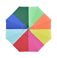 Yescom 10ft UV50+ Universal Replacement Umbrella Canopy Outdoor Beach Parasol Top Cover