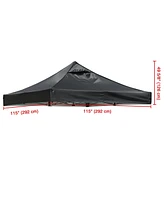 Yescom InstaHibit 9.6x9.6Ft Pop up Canopy Top Cover for Replacement UV50+ Outdoor Event