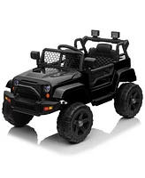 Yescom 12V Kids Ride On Truck Car Jeep with Remote Control, Led,3 Speeds