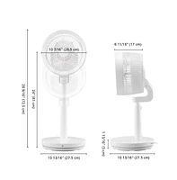 Air Circulator Fan Pedestal Fan Adjustable Remote Cooling Fan Bedroom Office