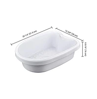 Yescom Ionic Detox Foot Bath Tub Massage Basin for Detox Foot Spa Machine Health Care