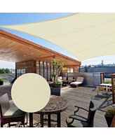 16x16 Ft 97% Uv Block Square Sun Shade Sail Top Canopy Outdoor Patio Pool 2 Pack