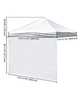 Yescom InstaHibit 10x10 Pop up Canopy 1 Sidewall Kit for Replacement Shade UV30+ Porch