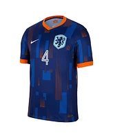 Nike Men's Virgil van Dijk Blue Netherlands National Team 2024 Away Replica Jersey
