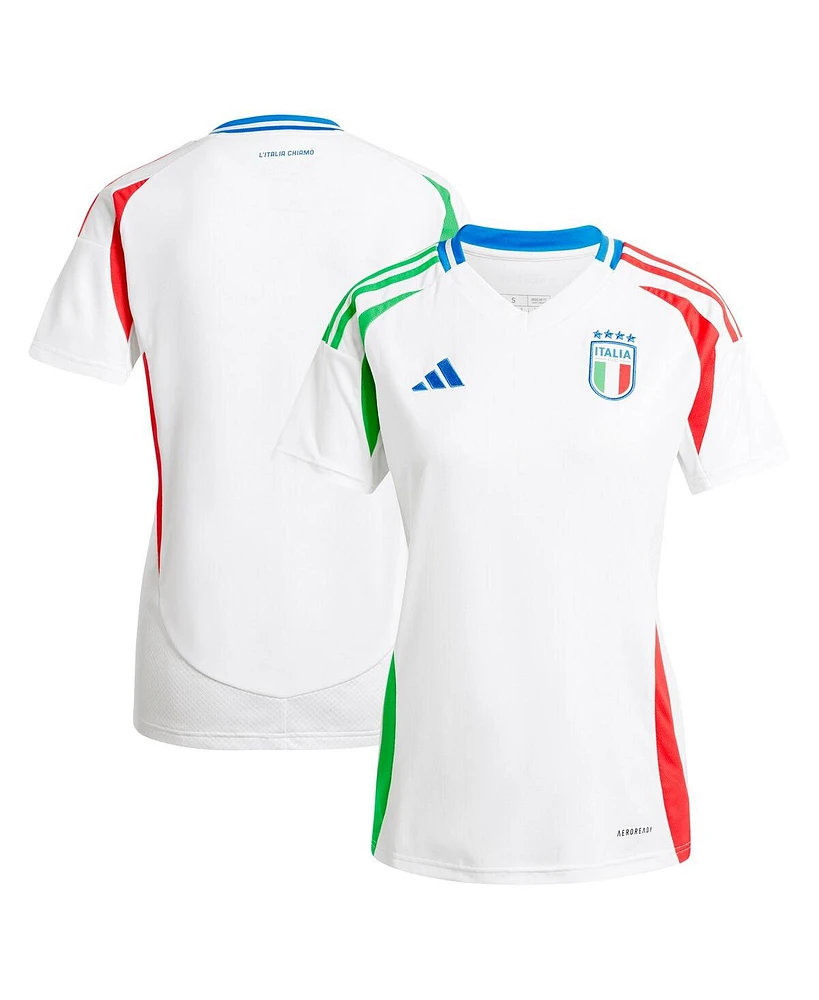Adidas Women's White Italy National Team 2024 Away Replica Jersey