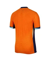 Nike Men's Orange Netherlands National Team 2024 Home Authentic Blank Jersey