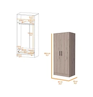 Fm Furniture Rio 2-Door Armoire