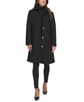 Tommy Hilfiger Women's Hooded Single-Breasted Coat, Created for Macy's