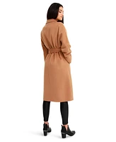 Belle & Bloom Women's Boss Girl Double-Breasted Wool Coat