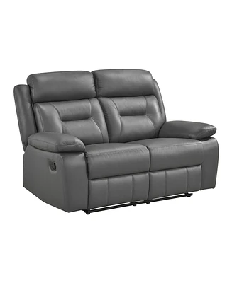 Homelegance White Label Corvallis 63" Double Reclining Love Seat